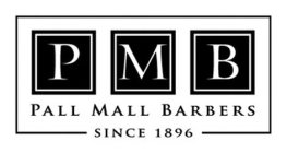 PMB PALL MALL BARBERS SINCE 1896