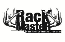 RACK MASTER FREE · CHOICE · MINERAL · FOR · DEER