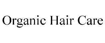 ORGANIC HAIR CARE
