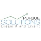 PURSUE SOLUTIONS DREAM IT AND LIVE IT