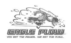 EAGLE PLOW YOU GOT THE POWER... WE GOT THE PLOW...