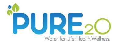 PURE 2º WATER FOR LIFE. HEALTH. WELLNESS.