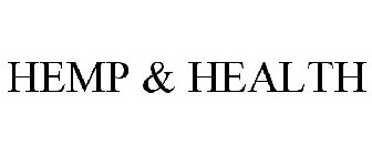 HEMP & HEALTH