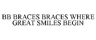 BB BRACES BRACES WHERE GREAT SMILES BEGIN