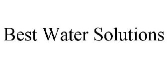 BEST WATER SOLUTIONS