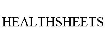 HEALTHSHEETS