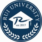 RUI UNIVERSITY R EST 2017