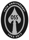 75TH ANNIVERSARY OSS 1942-2017