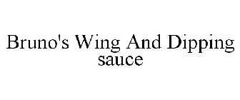 BRUNO'S WING AND DIPPING SAUCE