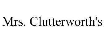 MRS. CLUTTERWORTH'S