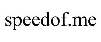 SPEEDOF.ME