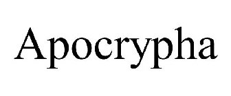 APOCRYPHA