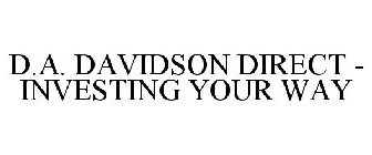 D.A. DAVIDSON DIRECT - INVESTING YOUR WAY
