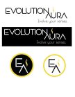 EVOLUTION AURA, EVOLVE YOUR SENSES (EMBLEM WITH E,A SURROUNDED BY GOLD RING)
