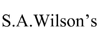 S.A.WILSON'S