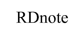 RDNOTE