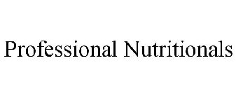 PROFESSIONAL NUTRITIONALS