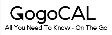 GOGOCAL ALL YOU NEED TO KNOW - ON THE GO