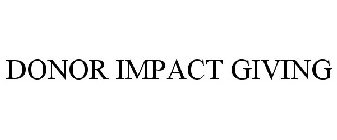 DONOR IMPACT GIVING
