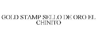 GOLD STAMP SELLO DE ORO EL CHINITO