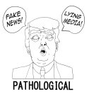 FAKE NEWS! LYING MEDIA! PATHOLOGICAL