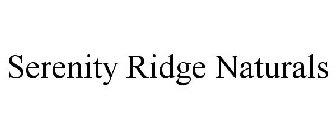 SERENITY RIDGE NATURALS