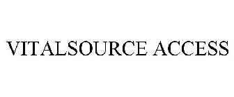 VITALSOURCE ACCESS