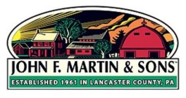 JOHN F. MARTIN & SONS ESTABLISHED 1961 IN LANCASTER COUNTY, PA