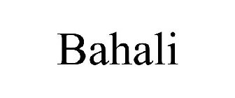 BAHALI