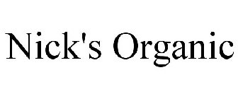 NICK'S ORGANIC