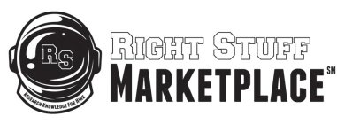 RS RESEARCH KNOWLEDGE FOR HIRE RIGHT STUFF MARKETPLACE