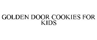 GOLDEN DOOR COOKIES FOR KIDS