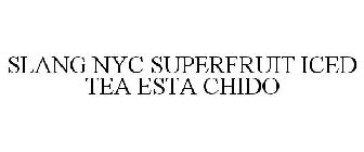 SLANG NYC SUPERFRUIT ICED TEA ESTA CHIDO
