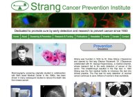 STRANG CANCER PREVENTION INSTITUTE, THE COMMON WORDS CANCER, PREVENTION AND INSTITUTE ARE DISCLAIMED APART FROM THE MARK AS SHOWN.