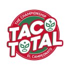 TACO TOTAL, THE CHAMPIONSHIP, EL CAMPEONATO