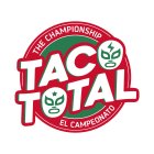 THE CHAMPIONSHIP TACO TOTAL EL CAMPEONATOO