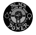 BLACK POWER IN BLACK WE TRUST BLACK IS BEAUTIFUL