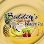 SIDDIQS REAL FRUIT WATER ICE