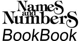 NAMES AND NUMBERS BOOKBOOK