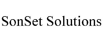 SONSET SOLUTIONS