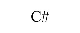 C#