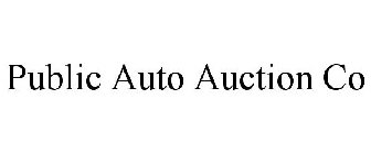 PUBLIC AUTO AUCTION CO