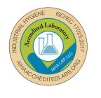 INDUSTRIAL HYGIENE ISO/IEC 17025:2017 AIHAACCREDITEDLABS.ORG ACCREDITED LABORATORY AIHA LAP, LLC