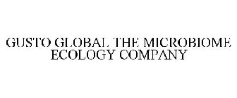 GUSTO GLOBAL THE MICROBIOME ECOLOGY COMPANY