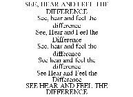 SEE, HEAR AND FEEL THE DIFFERENCE SEE, HEAR AND FEEL THE DIFFERENCE SEE, HEAR AND FEEL THE DIFFERENCE SEE, HEAR AND FEEL THE DIFFERENCE SEE HEAR AND FEEL THE DIFFERENCE SEE HEAR AND FEEL THE DIFFERENC