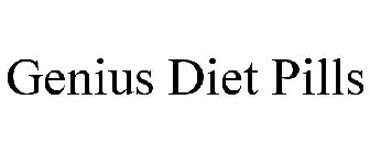 GENIUS DIET PILLS