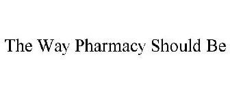THE WAY PHARMACY SHOULD BE
