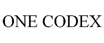 ONE CODEX