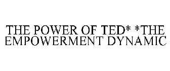 THE POWER OF TED* *THE EMPOWERMENT DYNAMIC