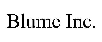 BLUME INC.